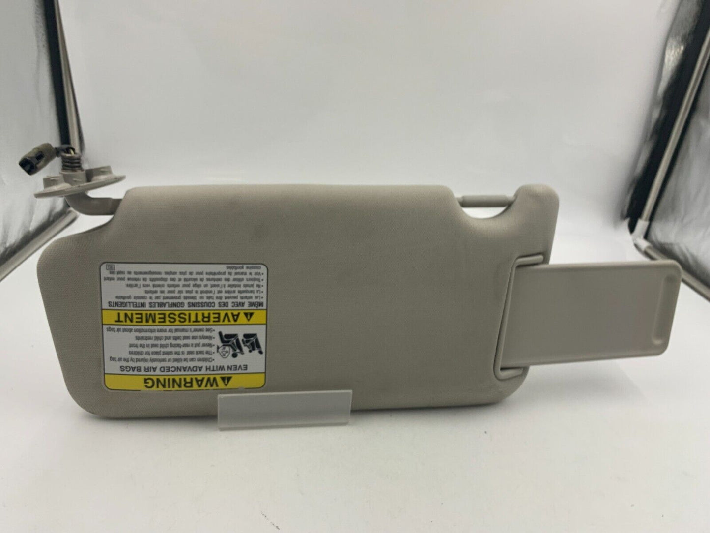 2010-2014 Subaru Legacy Passenger Visor Sunvisor Gray Illuminated OEM F01B15054