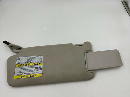 2010-2014 Subaru Legacy Passenger Sun Visor Sunvisor Gray Illuminated H02B13009