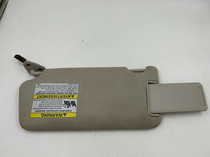 2010-2014 Subaru Legacy Passenger Sun Visor Sunvisor Gray Illuminated H02B13009