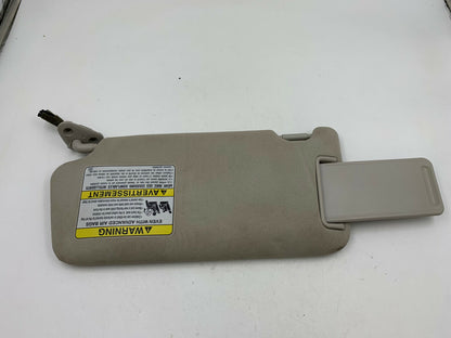 2010-2014 Subaru Legacy Passenger Sun Visor Sunvisor Gray Illuminated H02B13009