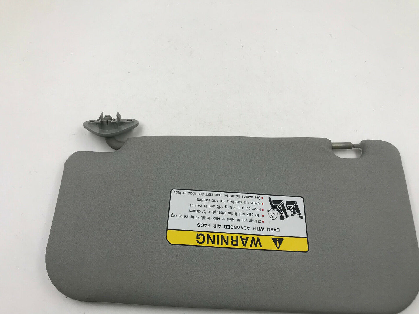 2009-2017 Mitsubishi Lancer Passenger Sun Visor Sunvisor Gray OEM H02B53005