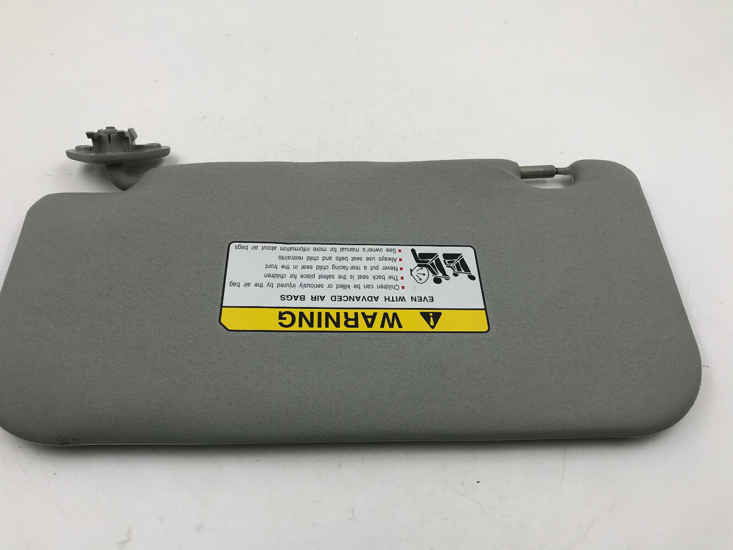 2009-2017 Mitsubishi Lancer Passenger Sun Visor Sunvisor Gray OEM H02B53005