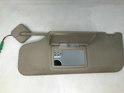 2010-2011 Ford Taurus Driver Sun Visor Sunvisor Beige Illuminated OEM H02B06008