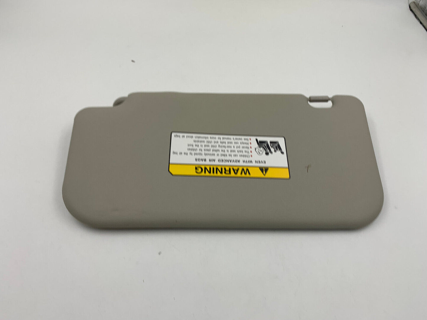 2019 Mitsubishi Mirage Passenger Sun Visor Sunvisor Gray OEM B29010