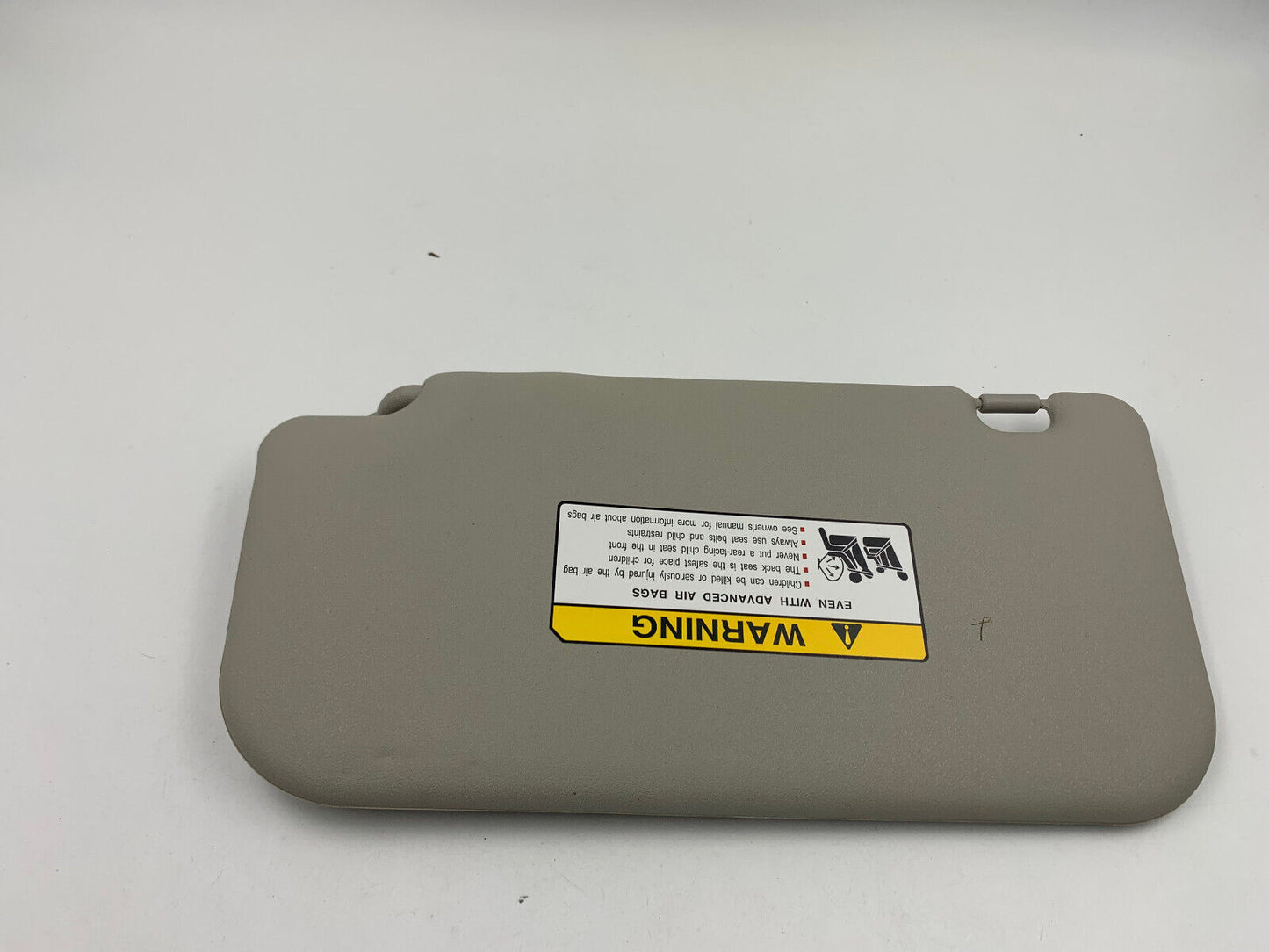 2019 Mitsubishi Mirage Passenger Sun Visor Sunvisor Gray OEM B29010