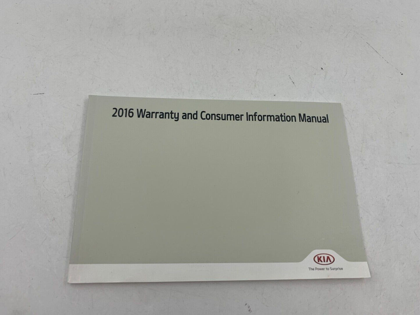 2016 Kia Forte Owners Manual Handbook Set OEM A04B08039