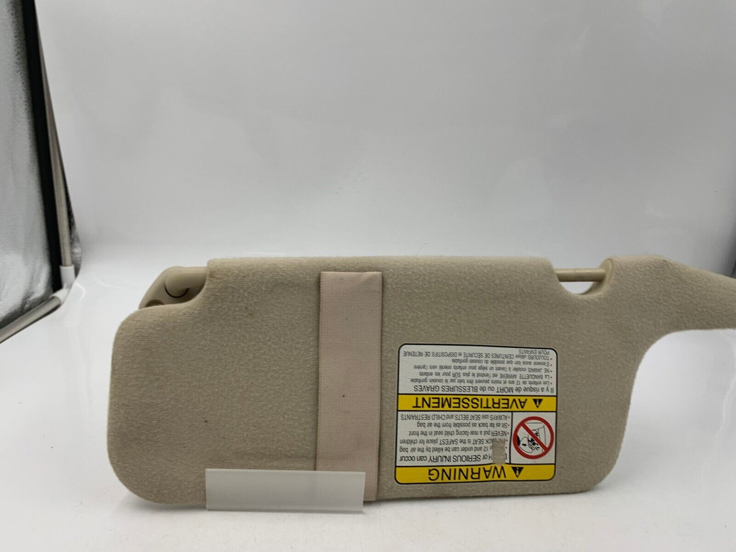 2000-2001 Subaru Legacy Passenger Sun Visor Sunvisor Beige OEM B02B56039