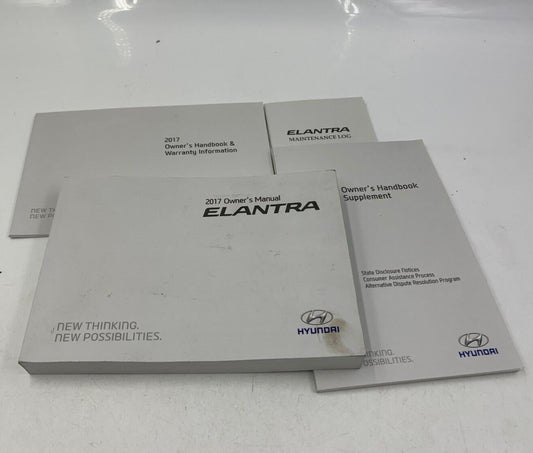 2017 Hyundai Elantra Owners Manual Handbook Set OEM G02B34032