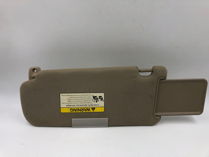 2011-2015 Kia Sorento Passenger Sun Visor Sunvisor Gray OEM H01B11005