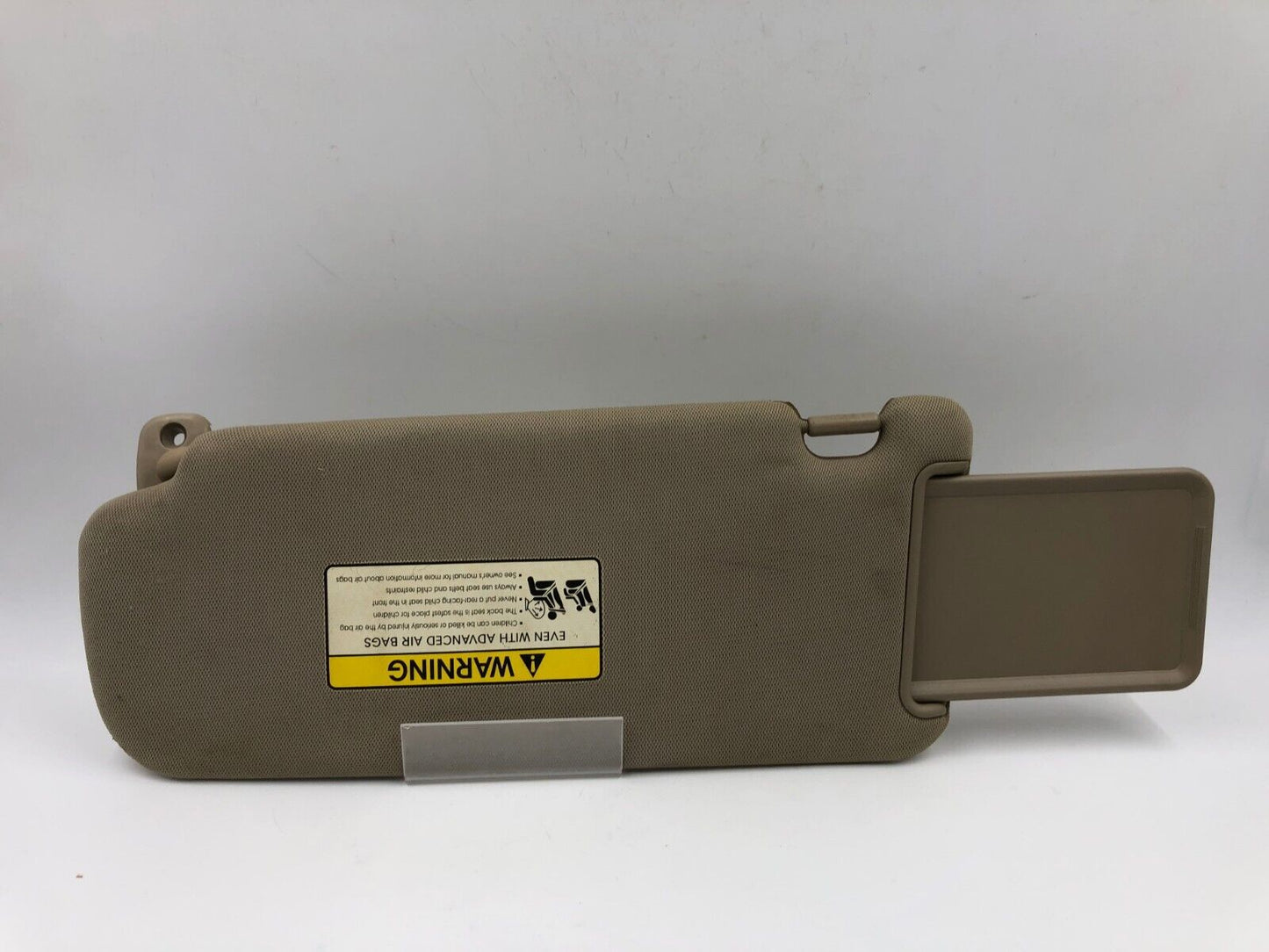 2011-2015 Kia Sorento Passenger Sun Visor Sunvisor Gray OEM H01B11005