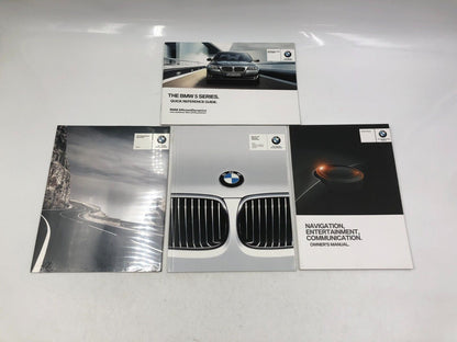 2012 BMW 5 Series Owners Manual Handbook Set with Case OEM F04B14057