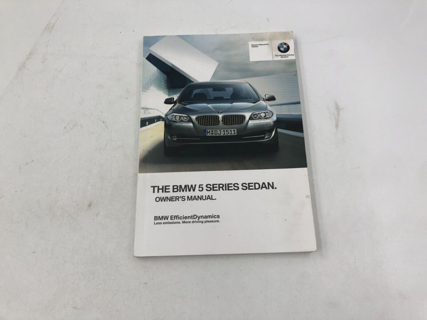 2012 BMW 5 Series Owners Manual Handbook Set with Case OEM F04B14057