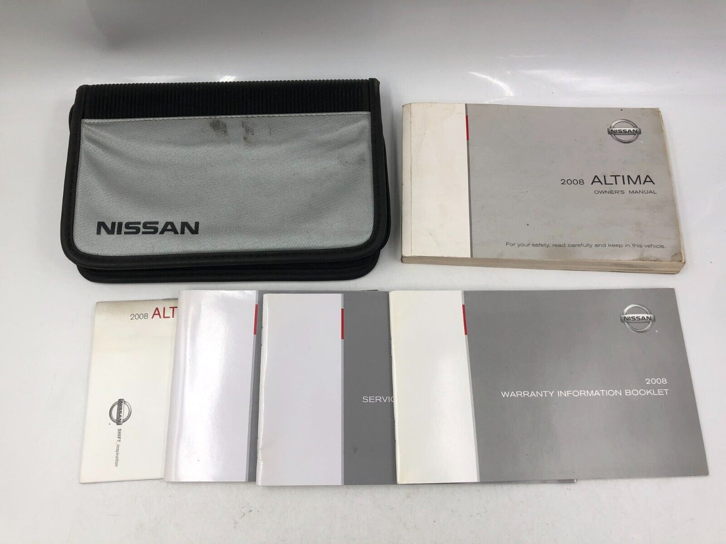 2008 Nissan Altima Owners Manual Handbook Set with Case OEM F04B03055