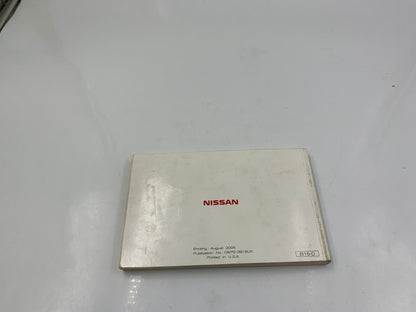 2007 Nissan Sentra Owners Manual Handbook OEM G03B47032