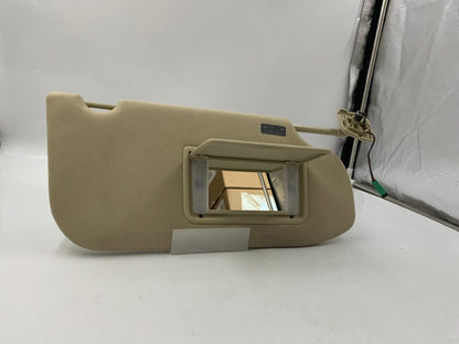 2013-2019 Ford Taurus Passenger Sun Visor Sunvisor Beige Illuminated F01B35052