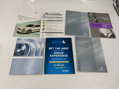 2010 Mercury Milan Hybrid Owners Manual Handbook with Case OEM G01B12058