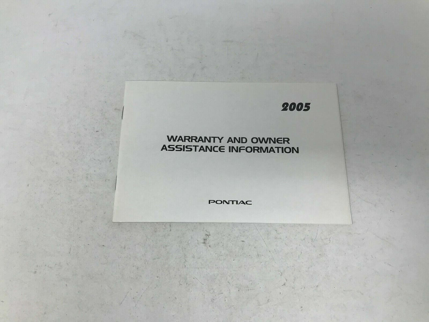 2004 Pontiac Grand Prix Owners Manual Handbook OEM with Case G04B21008