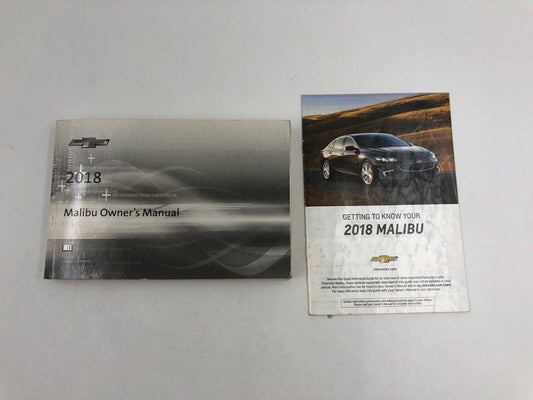 2018 Chevrolet Malibu Owners Manual Handbook Set OEM F03B08066