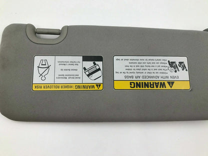 2013-2018 Hyundai Santa Fe Driver Sun Visor Sunvisor Gray H02B26003