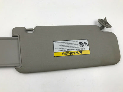 2010-2013 Kia Forte Driver Sun Visor Sunvisor Gray OEM H02B47005