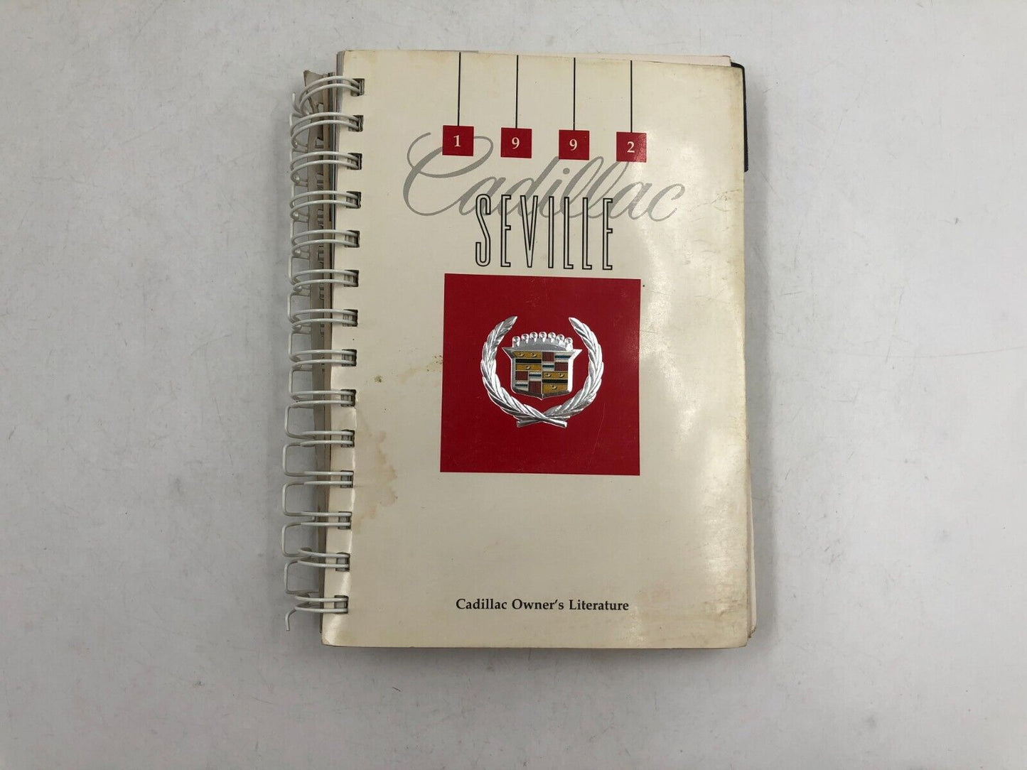 1992 Cadillac Seville Owners Manual with Case OEM C04B35024