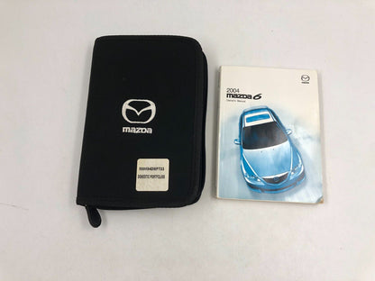 2004 Mazda 6 Owners Manual Handbook with Case OEM D03B27025