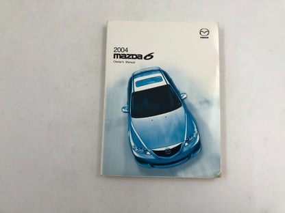 2004 Mazda 6 Owners Manual Handbook with Case OEM D03B27025