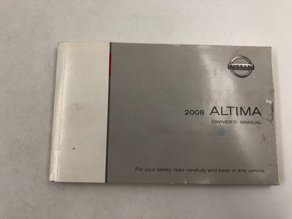 2008 Nissan Altima Owners Manual Handbook Set with Case OEM D03B27027