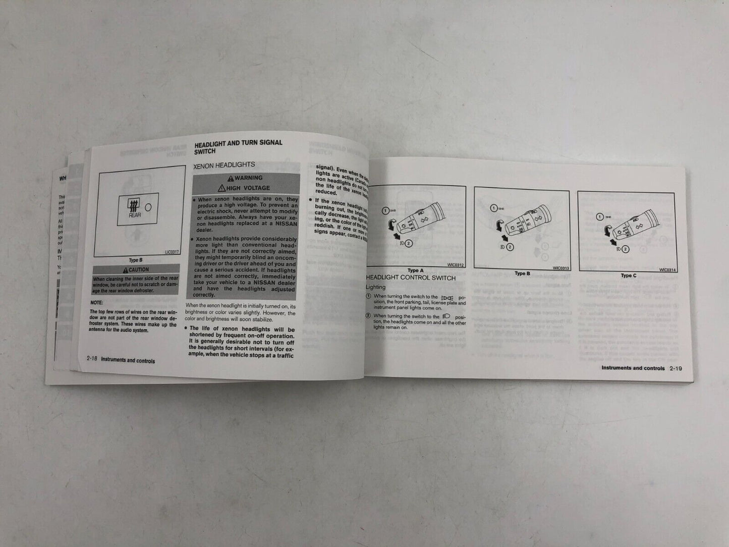 2003 Nissan Altima Owners Manual OEM A02B24031