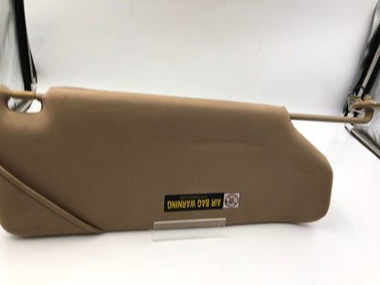 2006-2010 Honda Odyssey Driver Sun Visor Sunvisor Sand Illuminated OEM H01B22065