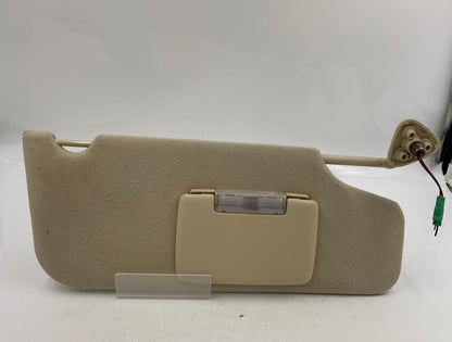 2008-2009 Ford Taurus Passenger Sun Visor Sunvisor Tan Illuminated OEM B03B18025