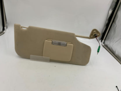 2008-2009 Ford Taurus Passenger Sun Visor Sunvisor Tan Illuminated OEM B03B18025