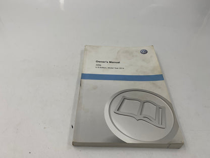 2014 Volkswagen Jetta GTI Owners Manual Set with Case OEM G02B35025