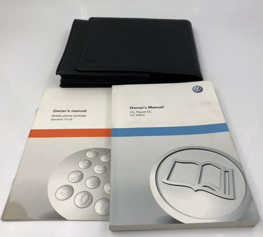 2010 Volkswagen Passat CC Owners Manual Handbook Set with Case OEM C01B50029