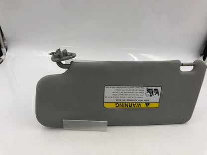 2007-2008 Mitsubishi Outlander Passenger Sun Visor Sunvisor Gray OEM B01B15030