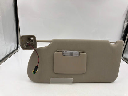 2009-2012 Ford Flex Driver Sun Visor Sunvisor Beige Illuminated OEM A01B53041