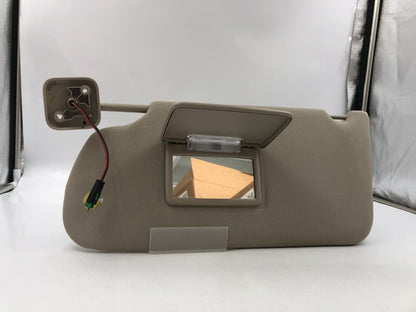 2009-2012 Ford Flex Driver Sun Visor Sunvisor Beige Illuminated OEM A01B53041