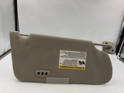 2009-2012 Ford Flex Driver Sun Visor Sunvisor Beige Illuminated OEM A01B53041