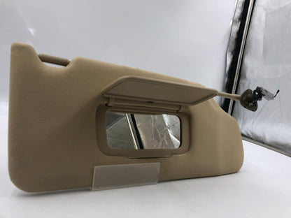 2004-2008 Acura TL Passenger Sun Visor Sunvisor Tan Illuminated OEM D01B28026