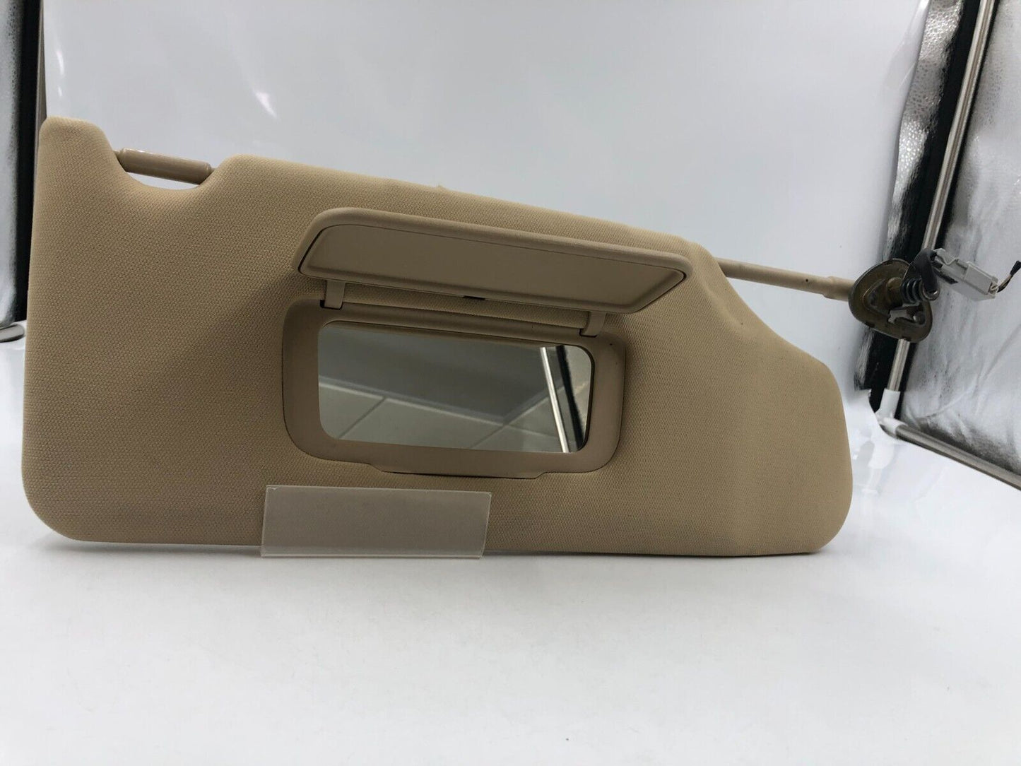 2004-2008 Acura TL Passenger Sun Visor Sunvisor Tan Illuminated OEM D01B28026