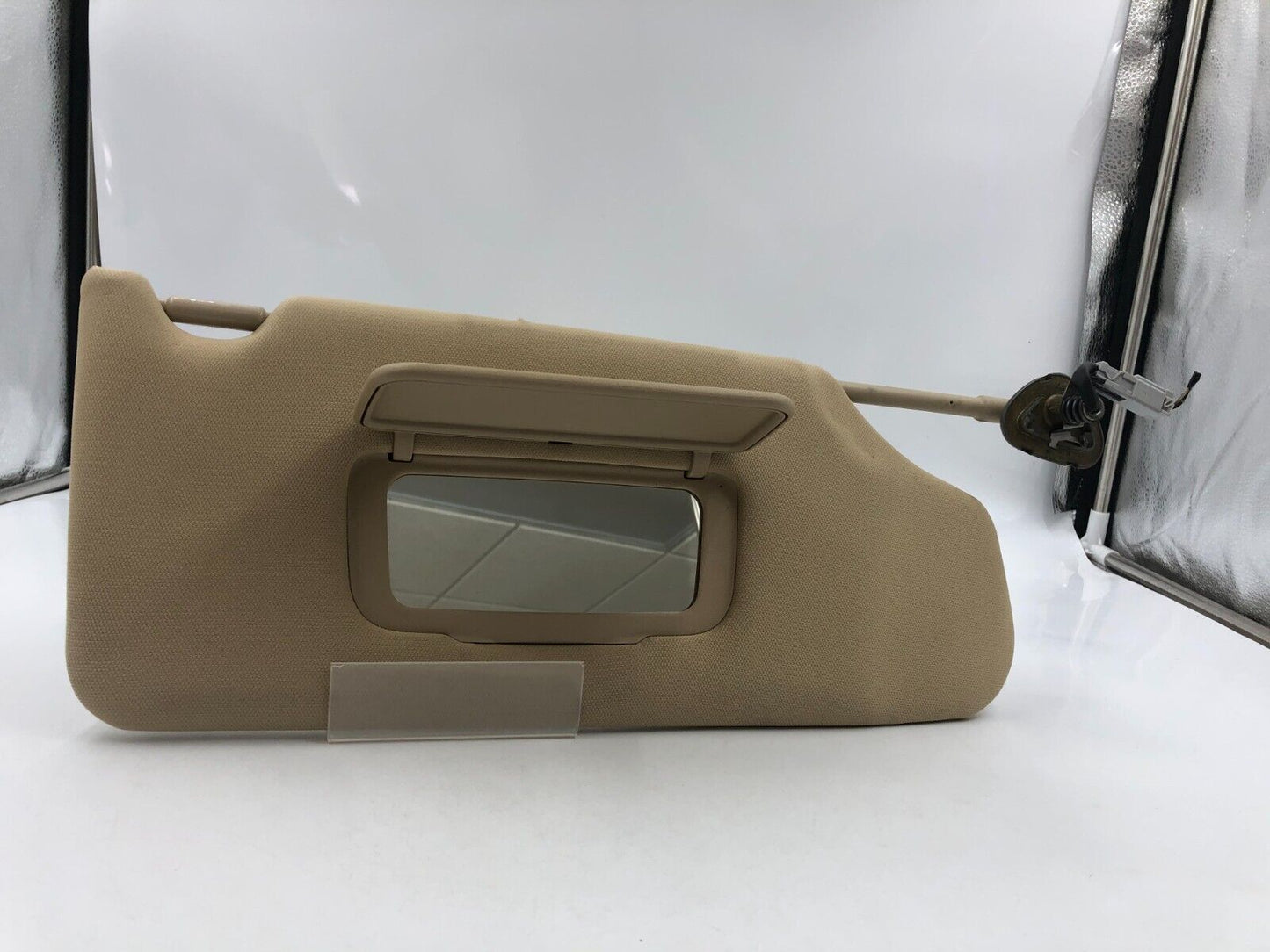 2004-2008 Acura TL Passenger Sun Visor Sunvisor Tan Illuminated OEM D01B28026