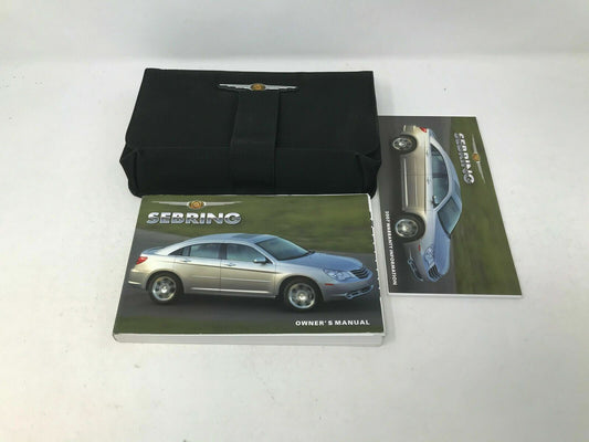 2007 Chrysler Sebring Owners Manual Handbook Set with Case OEM G04B22010