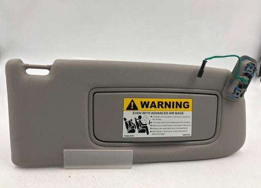 2004-2006 Volvo S40 Passenger Sun Visor Sunvisor Gray Illuminated OEM G01B20046