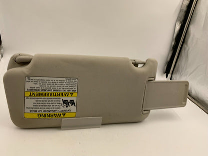 2010-2014 Subaru Legacy Passenger Sun Visor Sunvisor Gray OEM F03B36065