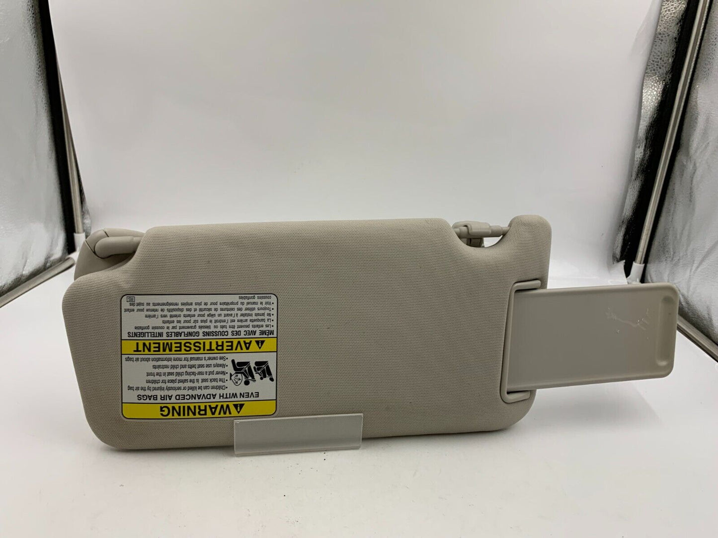 2010-2014 Subaru Legacy Passenger Sun Visor Sunvisor Gray OEM F03B36065