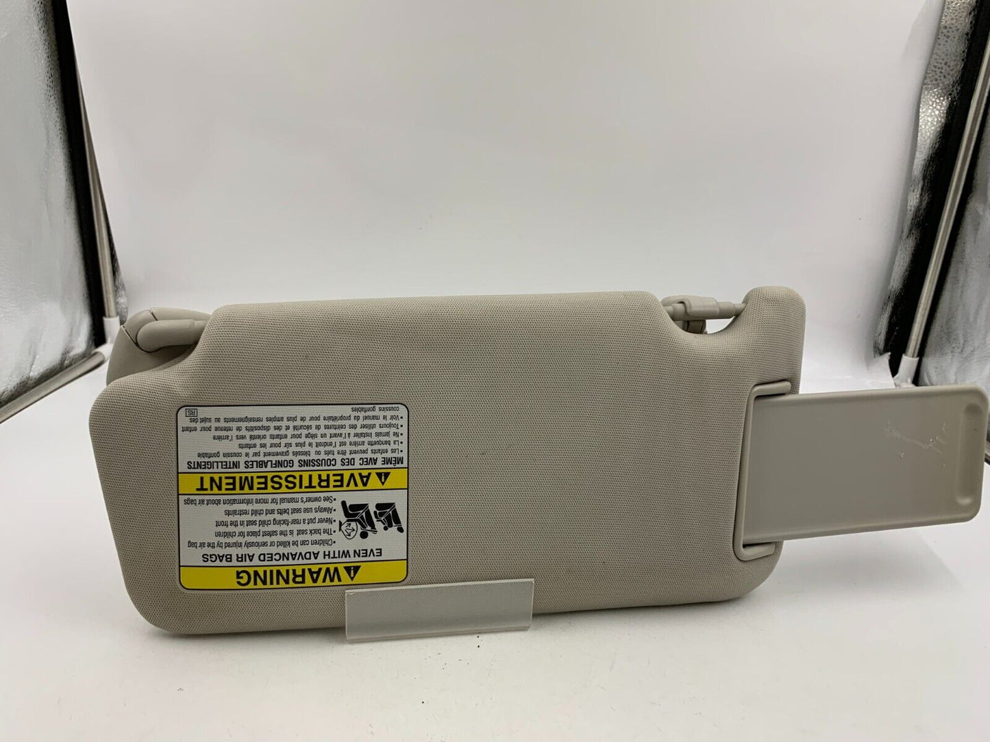 2010-2014 Subaru Legacy Passenger Sun Visor Sunvisor Gray OEM F03B36065