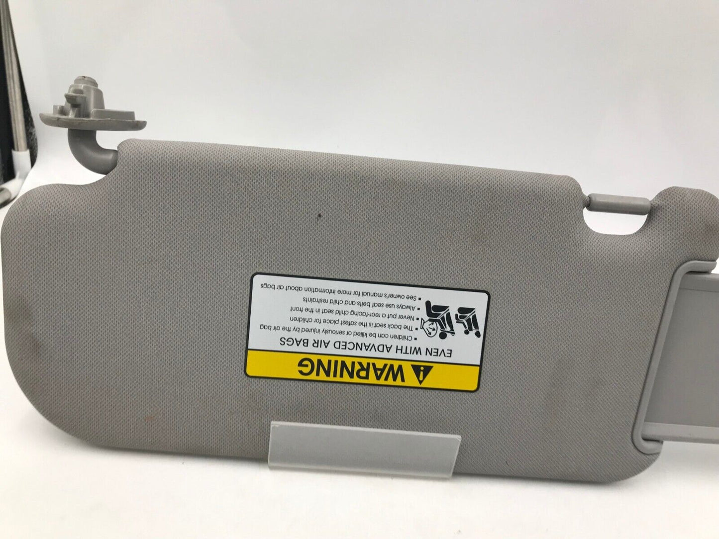 2010-2015 Hyundai Tucson Passenger Sun Visor Sunvisor Gray OEM B02B47019