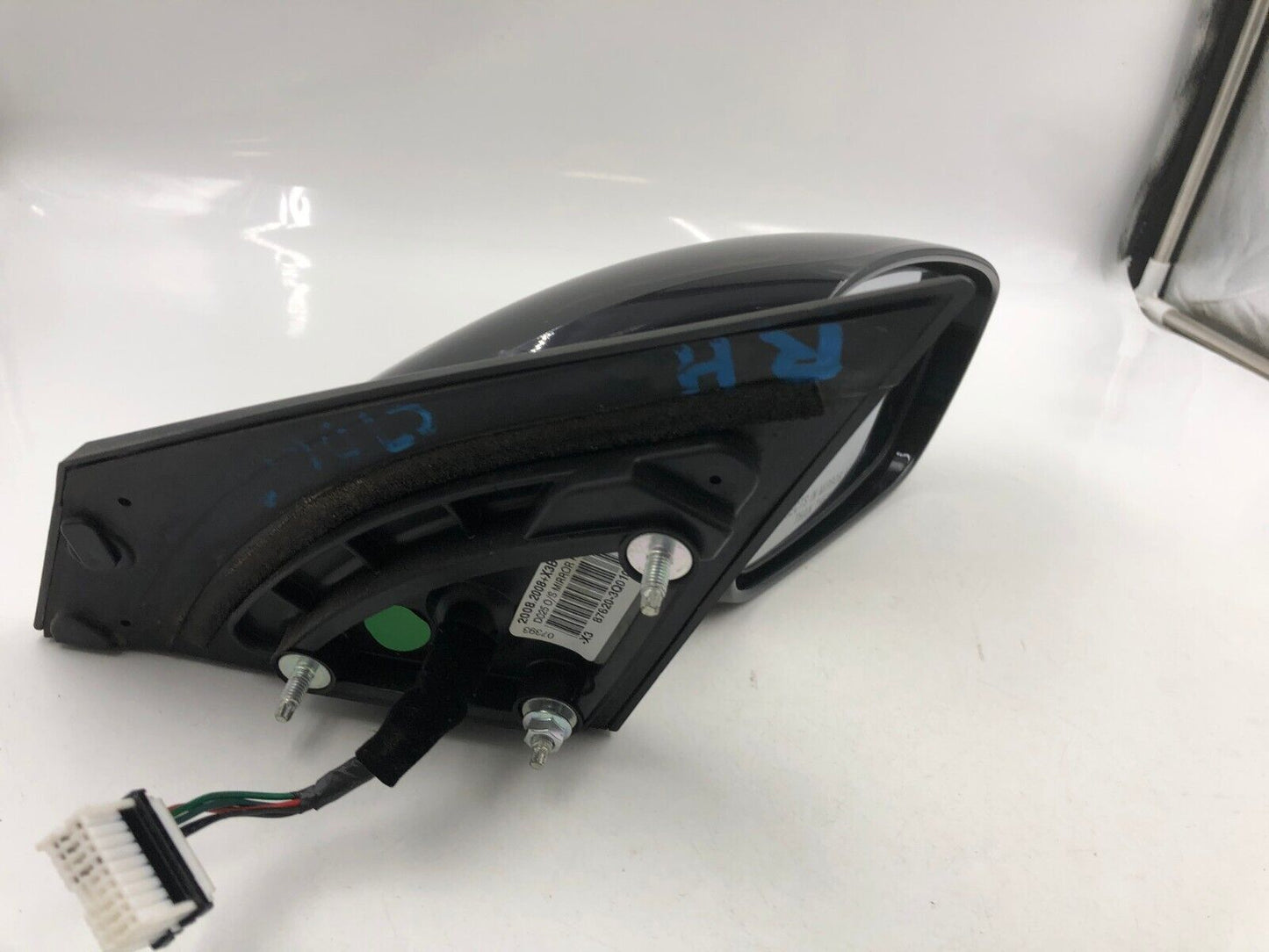 2011-2014 Hyundai Sonata Passenger Side View Power Door Mirror Black D03B28029