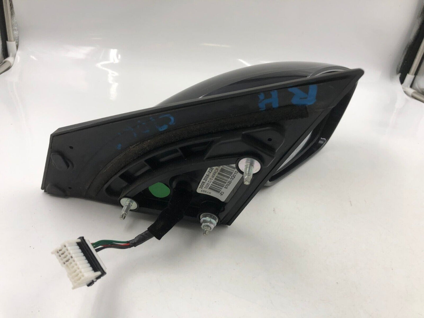 2011-2014 Hyundai Sonata Passenger Side View Power Door Mirror Black D03B28029