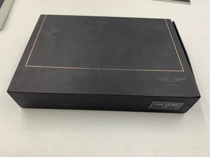 2022 Genesis Owners Manual Guide Set with Case OEM A03B37050